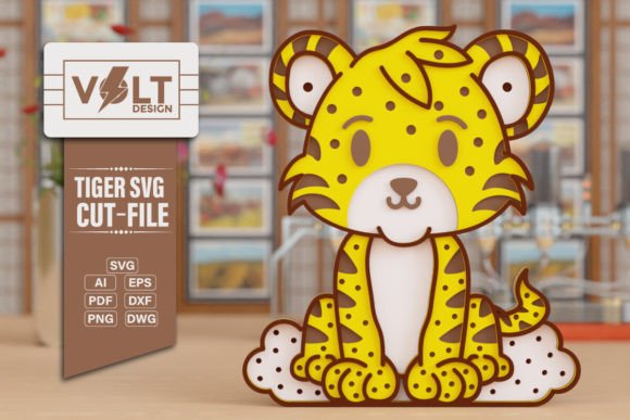 Animal 3D SVG Laser Cutting File for Wall Decor