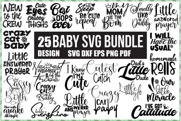 Baby SVG Bundle, Baby Boy SVG for Modern Graphics