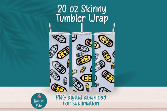 Cute Pencil Sublimation Tumbler Wrap: A Designer's Review