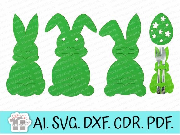 Easter Case for Cutlery Made of Felt: Graphics and Patterns