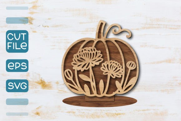 Floral Pumpkin Laser Cut SVG Stands & Cutting Review