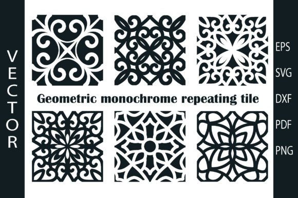 Geometric Pattern. Repeating Tile: A Review for Graphics and Patterns