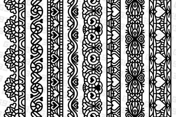 Lace Pattern Collection Graphics for Handmade Patterns