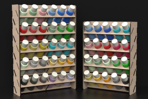 Laser Cut Acrylic Paint Stand Svg Files for Modern Publishing