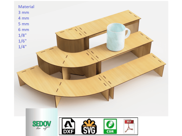 Laser Cutting Stands: Three-Level Display Review