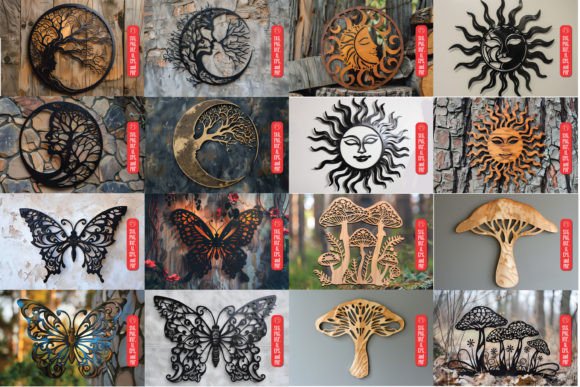 Mystical Decor Laser Cut SVG Mega Bundle for Wall Decor