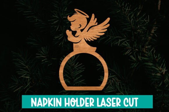 Napkin Holder Laser Cut SVG for Winter Projects