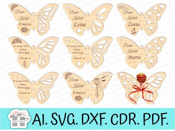 Thank You Butterfly on a Laser Lollipop Graphics and Patterns Review