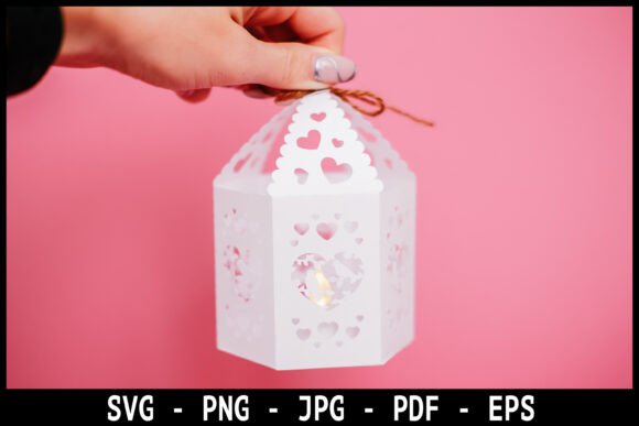 Valentine Lantern Template: A 3D SVG Review for Valentine S Day Sellers